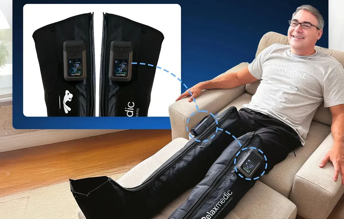 Se livre das dores e desconforto com bota de compressão Relaxmedic