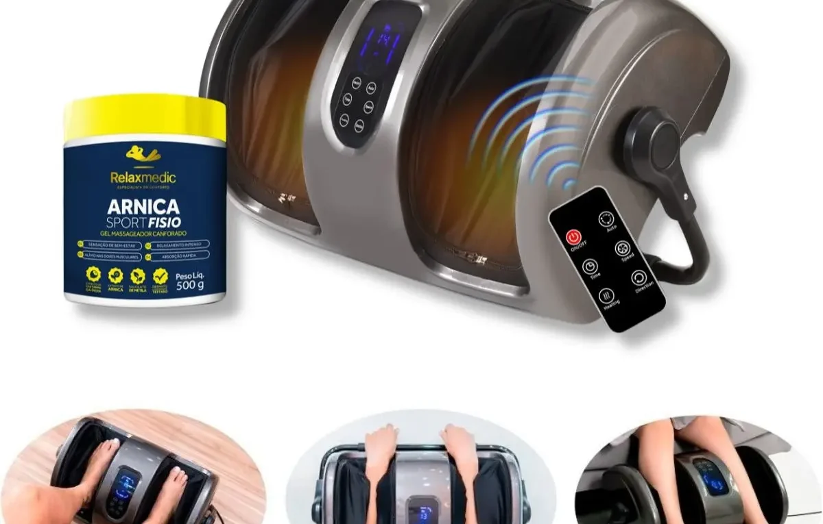 Massageador De Pés Elétrico Shiatsu Foot Bivolt Relaxmedic original