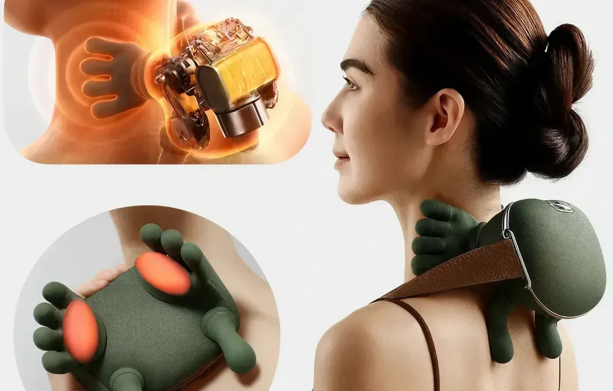 Tire todo o stress dos ombros com massageador profissional